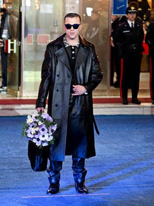 Sanremo, 76th Italian Song Festival. Carpet. Pictured: Samurai Jay.  Copyright: xMaurizioxD Avanzox xipa-agency.netx xPoolxSanremox02x IPA_Agency_IPA71940471