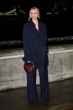 Celebrities arrive at the Burberry Fashion Show at 1 Old Billingsgate Walk during London Fashion Week Featuring: Poppy Delevingne Where: London, United Kingdom When: 23 Feb 2026 Credit: Cover Images EDITORIAL USE ONLY. NOT FOR USE BY NEWSPAPERS BASED IN THE UK. Copyright: xx coverimg55500722