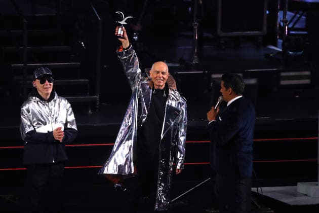 Vina del Mar, February 23, 2026 The group Pet Shop Boys receives the silver seagull during their performance at the Vina del Mar 2026 Festival on the second night of the event Manuel Lema Aton Chile, Vina del Mar Chile Aton 1127731  Copyright: MANUELxLEMA xATONxCHILE