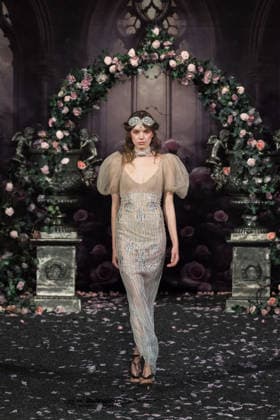 Aadnevik AW26 Show at London Fashion Week LONDON, UNITED KINGDOM - FEBRUARY 23: A model walks the runway during Aadnevik Autumn Winter 2026 show at The Royal Horseguards Hotel as part of London Fashion Week in London, United Kingdom on February 23, 2026. Wiktor Szymanowicz Anadolu London United Kingdom. Editorial use only. Please get in touch for any other usage.  Copyright: x2026xAnadoluxWiktorxSzymanowiczx