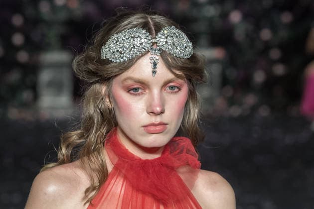 Aadnevik AW26 Show at London Fashion Week LONDON, UNITED KINGDOM - FEBRUARY 23: A model walks the runway during Aadnevik Autumn Winter 2026 show at The Royal Horseguards Hotel as part of London Fashion Week in London, United Kingdom on February 23, 2026. Wiktor Szymanowicz Anadolu London United Kingdom. Editorial use only. Please get in touch for any other usage.  Copyright: x2026xAnadoluxWiktorxSzymanowiczx