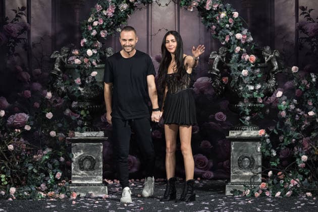Aadnevik AW26 Show at London Fashion Week LONDON, UNITED KINGDOM - FEBRUARY 23: Designers Hila and Kristian Aadnevik pose on the runway following Aadnevik Autumn Winter 2026 show at The Royal Horseguards Hotel as part of London Fashion Week in London, United Kingdom on February 23, 2026. Wiktor Szymanowicz Anadolu London United Kingdom. Editorial use only. Please get in touch for any other usage.  Copyright: x2026xAnadoluxWiktorxSzymanowiczx