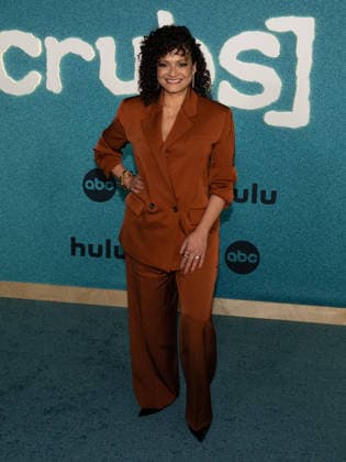 February 23, 2026, Los Angeles, California, USA: American actress, producer, and model JUDY REYES, 58, attends ABC Hulu s Scrubs Season 1 red carpet event. Los Angeles USA  - ZUMAb173 20260223_aap_b173_006 Copyright: xBillyxBennightx