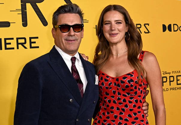 ˜Hoppers™ Los Angeles Premiere Jon Hamm and Anna Osceola arriving at Disney and Pixar™s Hoppers? Los Angeles premiere held at the El Capitan Theatre on February 23, 2026 in Hollywood, CA. Hollywood El Capitan Theatre California USA Copyright: xStarbuck xAFF-USA.COMx