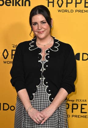 ˜Hoppers™ Los Angeles Premiere Melanie Lynskey arriving at Disney and Pixar™s Hoppers Los Angeles premiere held at the El Capitan Theatre on February 23, 2026 in Hollywood, CA. Hollywood El Capitan Theatre California USA Copyright: xStarbuck xAFF-USA.COMx