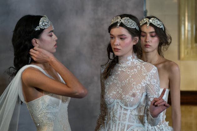 LFW - Aadnevik Backstage Backstage at the Aadnevik show during London Fashion Week February 2026 at The Royal Horseguards , London, UK on February 23, 2026. Photo by LounisPhotography ABACAPRESS.COM London United Kingdom  Copyright: xLounisPhotography ABACAx