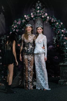 LFW - Aadnevik Runway Backstage with Hila Aadnevik and models at the Aadnevik show during London Fashion Week February 2026 at The Royal Horseguards , London, UK on February 23, 2026. Photo by LounisPhotography ABACAPRESS.COM London United Kingdom  Copyright: xLounisPhotography ABACAx