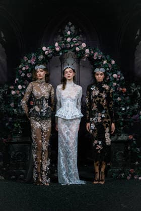 LFW - Aadnevik Runway Backstage Photoshoot at the Aadnevik show during London Fashion Week February 2026 at The Royal Horseguards , London, UK on February 23, 2026. Photo by LounisPhotography ABACAPRESS.COM London United Kingdom  Copyright: xLounisPhotography ABACAx