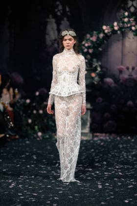 LFW - Aadnevik Runway A model walks the runway at the Aadnevik show during London Fashion Week February 2026 at The Royal Horseguards , London, UK on February 23, 2026. Photo by LounisPhotography ABACAPRESS.COM London United Kingdom  Copyright: xLounisPhotography ABACAx