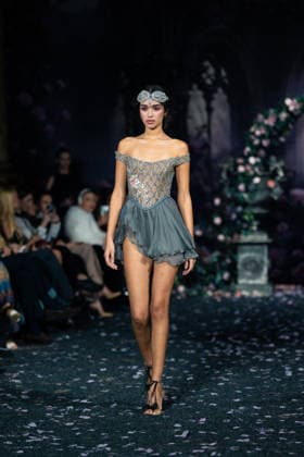 LFW - Aadnevik Runway A model walks the runway at the Aadnevik show during London Fashion Week February 2026 at The Royal Horseguards , London, UK on February 23, 2026. Photo by LounisPhotography ABACAPRESS.COM London United Kingdom  Copyright: xLounisPhotography ABACAx