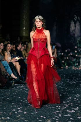 LFW - Aadnevik Runway A model walks the runway at the Aadnevik show during London Fashion Week February 2026 at The Royal Horseguards , London, UK on February 23, 2026. Photo by LounisPhotography ABACAPRESS.COM London United Kingdom  Copyright: xLounisPhotography ABACAx