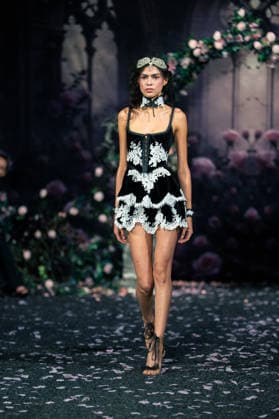 LFW - Aadnevik Runway A model walks the runway at the Aadnevik show during London Fashion Week February 2026 at The Royal Horseguards , London, UK on February 23, 2026. Photo by LounisPhotography ABACAPRESS.COM London United Kingdom  Copyright: xLounisPhotography ABACAx