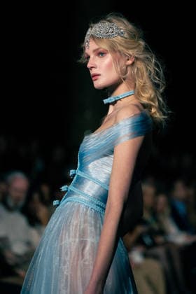 LFW - Aadnevik Runway A model walks the runway at the Aadnevik show during London Fashion Week February 2026 at The Royal Horseguards , London, UK on February 23, 2026. Photo by LounisPhotography ABACAPRESS.COM London United Kingdom  Copyright: xLounisPhotography ABACAx