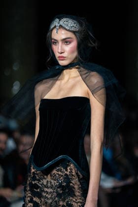 LFW - Aadnevik Runway A model walks the runway at the Aadnevik show during London Fashion Week February 2026 at The Royal Horseguards , London, UK on February 23, 2026. Photo by LounisPhotography ABACAPRESS.COM London United Kingdom  Copyright: xLounisPhotography ABACAx