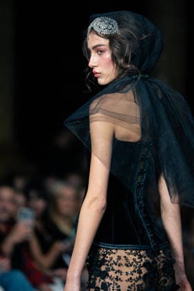 LFW - Aadnevik Runway A model walks the runway at the Aadnevik show during London Fashion Week February 2026 at The Royal Horseguards , London, UK on February 23, 2026. Photo by LounisPhotography ABACAPRESS.COM London United Kingdom  Copyright: xLounisPhotography ABACAx