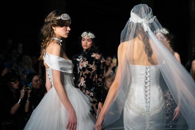 LFW - Aadnevik Runway A model walks the runway at the Aadnevik show during London Fashion Week February 2026 at The Royal Horseguards , London, UK on February 23, 2026. Photo by LounisPhotography ABACAPRESS.COM London United Kingdom  Copyright: xLounisPhotography ABACAx