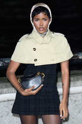 LFW AW26 Burberry Show Arrivals - Old Billingsgate Market, London, UK Eva Apio attends Burberry s AW26 Runway Show at Old Billingsgate Market in London, England, UK on Monday 23 February 2026 during London Fashion Week February 2026., Credit:Justin Ng Avalon UK, England, London, Old Billingsgate Market  Copyright: xJustinxNgx xAvalonx 1077782491