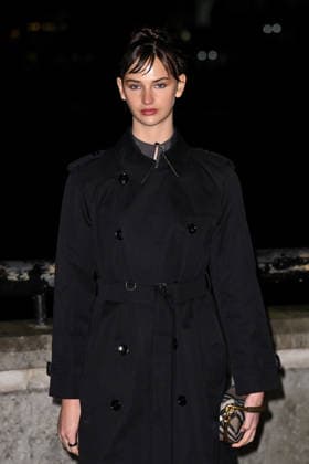 Celebrities arrive at the Burberry Fashion Show at 1 Old Billingsgate Walk during London Fashion Week Featuring: Mia Regan Where: London, United Kingdom When: 23 Feb 2026 Credit: Cover Images EDITORIAL USE ONLY. NOT FOR USE BY NEWSPAPERS BASED IN THE UK. Copyright: xx coverimg55500941