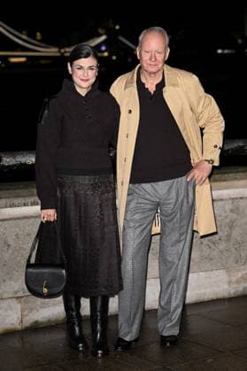 Celebrities arrive at the Burberry Fashion Show at 1 Old Billingsgate Walk during London Fashion Week Featuring: Megan Skarsgard, Stellan Skarsgard Where: London, United Kingdom When: 23 Feb 2026 Credit: Cover Images EDITORIAL USE ONLY. NOT FOR USE BY NEWSPAPERS BASED IN THE UK. Copyright: xx coverimg55500968