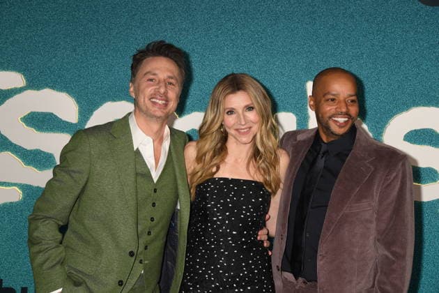 Zach Braff, Sarah Chalke, Donald Faison at the premiere of ABC Hulu s Scrubs Season 1 at Academy Museum of Motion Pictures on February 23, 2026 in Los Angeles, California. Copyright: xJeffreyxMayerx