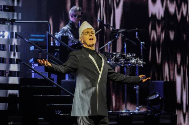 February 23, 2026, Vina Del Mar, Chile: British group Pet Shop Boys, singer and songwriter Neil Tennant performs on the second night of the 65th edition of the Vina del Mar Festival, Chile, in front of thousands of spectators. PetShopBoys perform on the second night of the 65th edition of the Vina del Mar Festival, Chile, in front of thousands of spectators. Vina Del Mar Chile - ZUMAs197 20260223_aaa_s197_344 Copyright: xCristobalxBasaurexArayax