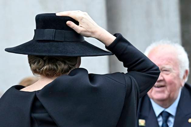 Mass for the defuncts of the Royal family 24 02 2026 BRUSSELS, BELGIUM - FEBRUARY 24 : Queen Mathilde attends the annual mass in memory of deceased members of the Royal Family. The ceremony takes place at the Church of Our Lady in Laeken on February 24, 2026 in Brussels, Belgium, 24 02 2026 Brussels Belgium  Copyright: xDidierxLebrunx