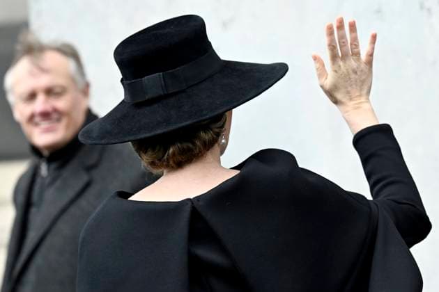 Mass for the defuncts of the Royal family 24 02 2026 BRUSSELS, BELGIUM - FEBRUARY 24 : Queen Mathilde attends the annual mass in memory of deceased members of the Royal Family. The ceremony takes place at the Church of Our Lady in Laeken on February 24, 2026 in Brussels, Belgium, 24 02 2026 Brussels Belgium  Copyright: xDidierxLebrunx