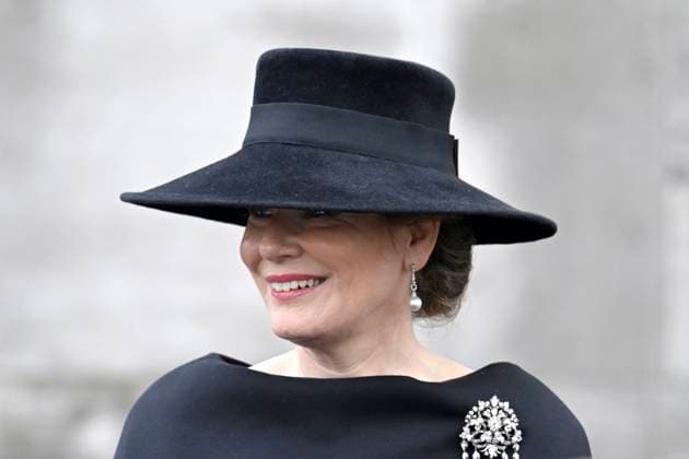 Mass for the defuncts of the Royal family 24 02 2026 BRUSSELS, BELGIUM - FEBRUARY 24 : Queen Mathilde attends the annual mass in memory of deceased members of the Royal Family. The ceremony takes place at the Church of Our Lady in Laeken on February 24, 2026 in Brussels, Belgium, 24 02 2026 Brussels Belgium  Copyright: xDidierxLebrunx