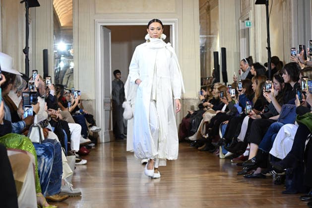 Milan, Milan Women s Fashion Week Fall Winter 2026 27 - Women s Fashion, Fall Winter 2026 27 - Martino Midali fashion show - catwalk in the photo: Model  Copyright: xSimonaxChiocciax xipa-agency.netx xFotosickix IPA_Agency_IPA71960869