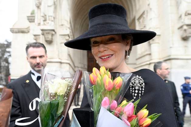 Mass for the defuncts of the Royal family 24 02 2026 BRUSSELS, BELGIUM - FEBRUARY 24 : Queen Mathilde attend the annual mass in memory of deceased members of the Royal Family. The ceremony takes place at the Church of Our Lady in Laeken on February 24, 2026 in Brussels, Belgium, 24 02 2026 Brussels Belgium  Copyright: xDidierxLebrunx