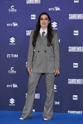 76th Italian Song Festival of Sanremo Photocall of 1st evening and 1st DopoFestival hosts Teatro Ariston Sanremo, Italy Manola Moslehi 76th Italian Song Festival of Sanremo Photocall of 1st evening and 1st DopoFestival hosts Teatro Ariston Sanremo, Italy 23rd February 2026 SGPItalia id 134399_008 Not Exclusive  Copyright: xALFONSOxCATALANO SGPITALIAx
