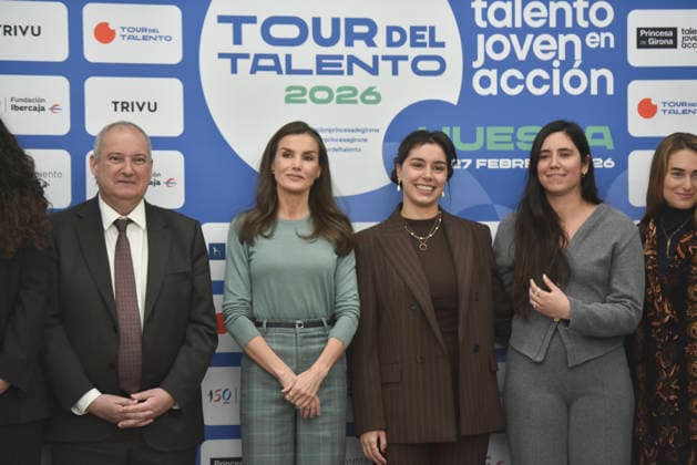 Queen Letizia presides over the ceremony to proclaim the Princess of Girona Award Creaempresa 2026 Queen Letizia presides over the ceremony to proclaim the Princess of Girona Award Creaempresa 2026, in the second stage of the Princess of Girona Foundations talent tour, at the Palacio de Congresos, on February 24, 2026, in Huesca, Aragon Spain The Creaempresa category recognizes young people with entrepreneurial initiative who have led or are promoting original and viable business projects This award is endowed with 20,000 euros and a reproduction of a work by contemporary artist Juan Zamora FPdGi Award for Arts and Letters 2017 24 FEBRUARY 2026 Veró Huesca, Aragon Huesca, Aragon Spain  Copyright: xVeronicaxLacasax 7318378