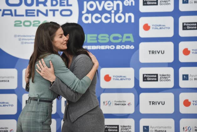Queen Letizia presides over the ceremony to proclaim the Princess of Girona Award Creaempresa 2026 Queen Letizia presides over the ceremony to proclaim the Princess of Girona Award Creaempresa 2026, in the second stage of the Princess of Girona Foundations talent tour, at the Palacio de Congresos, on February 24, 2026, in Huesca, Aragon Spain The Creaempresa category recognizes young people with entrepreneurial initiative who have led or are promoting original and viable business projects This award is endowed with 20,000 euros and a reproduction of a work by contemporary artist Juan Zamora FPdGi Award for Arts and Letters 2017 24 FEBRUARY 2026 Veró Huesca, Aragon Huesca, Aragon Spain  Copyright: xVeronicaxLacasax 7318381