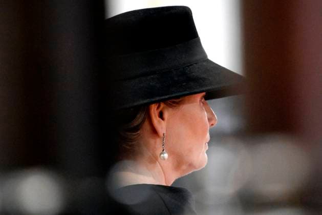 Mass for the defuncts of the Royal family 24 02 2026 BRUSSELS, BELGIUM - FEBRUARY 24 : Queen Mathilde attends the annual mass in memory of deceased members of the Royal Family. The ceremony takes place at the Church of Our Lady in Laeken on February 24, 2026 in Brussels, Belgium, 24 02 2026 Brussels Belgium  Copyright: xDidierxLebrunx