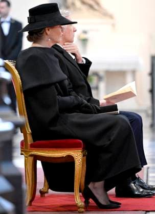 Mass for the defuncts of the Royal family 24 02 2026 BRUSSELS, BELGIUM - FEBRUARY 24 : King Philippe, Queen Mathilde attend the annual mass in memory of deceased members of the Royal Family. The ceremony takes place at the Church of Our Lady in Laeken on February 24, 2026 in Brussels, Belgium, 24 02 2026 Brussels Belgium  Copyright: xDidierxLebrunx