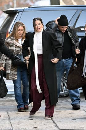 Neve Campbell spotted arriving at The View this morning in New York City Featuring: Neve Campbell Where: New York City, New York, United States When: 24 Feb 2026 Credit: Elder Ordonez INSTARimages EDITORIAL USE ONLY. NOT FOR USE BY NEWSPAPERS BASED IN THE UK. Copyright: xx instar55502060