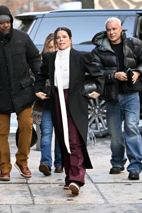 Neve Campbell spotted arriving at The View this morning in New York City Featuring: Neve Campbell Where: New York City, New York, United States When: 24 Feb 2026 Credit: Elder Ordonez INSTARimages EDITORIAL USE ONLY. NOT FOR USE BY NEWSPAPERS BASED IN THE UK. Copyright: xx instar55502062