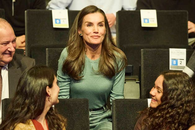 February 24, 2026, Huesca, Huesca, Spain: QUEEN LETIZIA of Spain attends the announcement of the Princess of Girona Foundation s Ã¢â‚¬oeCreaempresa 2026Ã¢â‚¬Â award during the second stage of the Princess of Girona Foundation s talent tour Huesca Spain  - ZUMAc260 20260224_zep_c260_008 Copyright: xMikexChicorrox