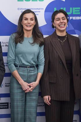 February 24, 2026, Huesca, Huesca, Spain: QUEEN LETIZIA of Spain attends the announcement of the Princess of Girona Foundation s Ã¢â‚¬oeCreaempresa 2026Ã¢â‚¬Â award during the second stage of the Princess of Girona Foundation s talent tour Huesca Spain  - ZUMAc260 20260224_zep_c260_015 Copyright: xMikexChicorrox