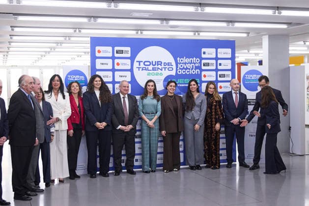 February 24, 2026, Huesca, Huesca, Spain: QUEEN LETIZIA of Spain attends the announcement of the Princess of Girona Foundation s Ã¢â‚¬oeCreaempresa 2026Ã¢â‚¬Â award during the second stage of the Princess of Girona Foundation s talent tour Huesca Spain - ZUMAc260 20260224_zep_c260_011 Copyright: xMikexChicorrox