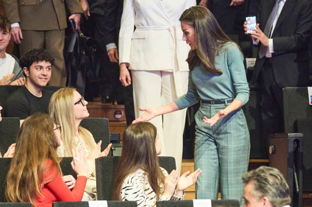 February 24, 2026, Huesca, Huesca, Spain: QUEEN LETIZIA of Spain attends the announcement of the Princess of Girona Foundation s Ã¢â‚¬oeCreaempresa 2026Ã¢â‚¬Â award during the second stage of the Princess of Girona Foundation s talent tour Huesca Spain - ZUMAc260 20260224_zep_c260_038 Copyright: xMikexChicorrox