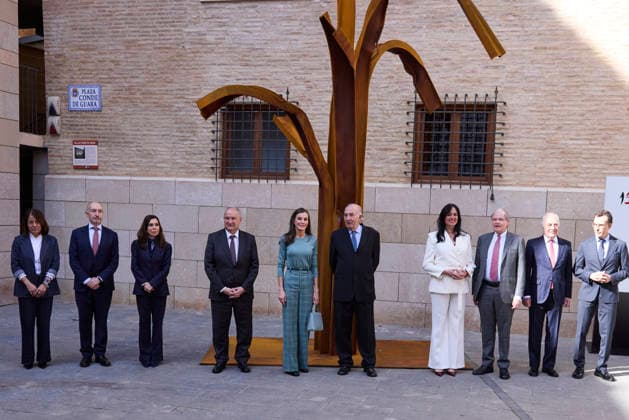 February 24, 2026, Huesca, Huesca, Spain: QUEEN LETIZIA of Spain attends the announcement of the Princess of Girona Foundation s Ã¢â‚¬oeCreaempresa 2026Ã¢â‚¬Â award during the second stage of the Princess of Girona Foundation s talent tour Huesca Spain - ZUMAc260 20260224_zep_c260_036 Copyright: xMikexChicorrox
