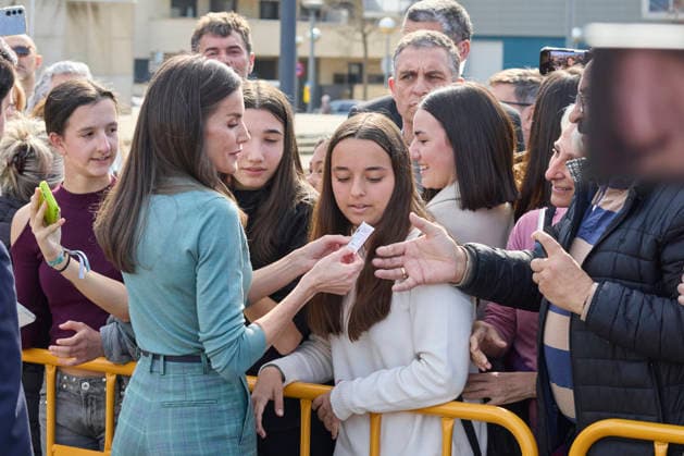 February 24, 2026, Huesca, Huesca, Spain: QUEEN LETIZIA of Spain attends the announcement of the Princess of Girona Foundation s Ã¢â‚¬oeCreaempresa 2026Ã¢â‚¬Â award during the second stage of the Princess of Girona Foundation s talent tour Huesca Spain - ZUMAc260 20260224_zep_c260_040 Copyright: xMikexChicorrox