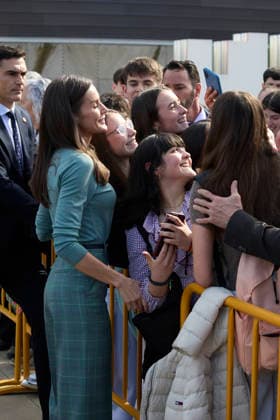 February 24, 2026, Huesca, Huesca, Spain: QUEEN LETIZIA of Spain attends the announcement of the Princess of Girona Foundation s Ã¢â‚¬oeCreaempresa 2026Ã¢â‚¬Â award during the second stage of the Princess of Girona Foundation s talent tour Huesca Spain - ZUMAc260 20260224_zep_c260_050 Copyright: xMikexChicorrox
