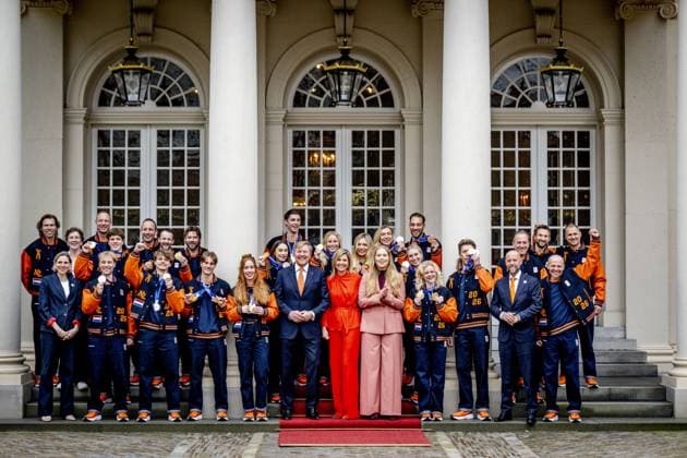 THE HAGUE King Willem-Alexander, Queen Maxima, and Princess Amalia of Orange will receive the Dutch medal winners of the 2026 Winter Olympics in Milan at Noordeinde Palace. ROBIN UTRECHT ANP netherlands out - belgium out  Copyright: xx x551636911x originalFilename: 551636911.jpg