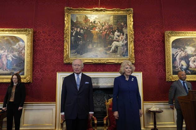 King Charles and Queen Camilla host Queen Elizabeth Prizes for Education at St James s Palace in London, UK, 24 February 2026 King Charles III and Queen Camilla during the presentation ceremony for the Queen Elizabeth Prizes for Education at St James s Palace in London. The Queen Elizabeth Prizes for Higher and Further Education are part of the UK national honours system, recognising at the highest level of state outstanding work in universities and colleges. Picture date: Tuesday February 24, 2026., Credit:Aaron Chown Avalon UK, London  Copyright: xAaronxChownx xAvalonx 1077921513