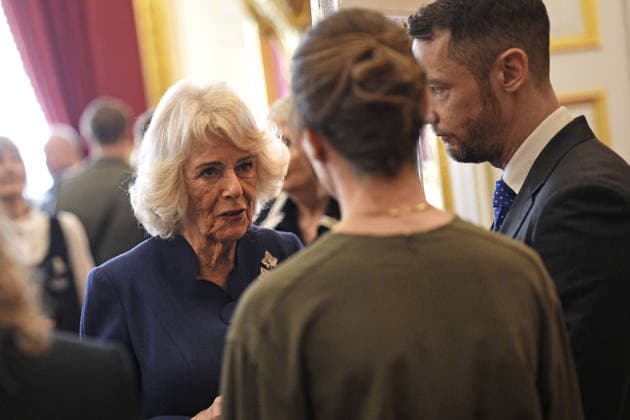 King Charles and Queen Camilla host Queen Elizabeth Prizes for Education at St James s Palace in London, UK, 24 February 2026 Queen Camilla during a reception after the presentation ceremony for the Queen Elizabeth Prizes for Education at St James s Palace in London. The Queen Elizabeth Prizes for Higher and Further Education are part of the UK national honours system, recognising at the highest level of state outstanding work in universities and colleges. Picture date: Tuesday February 24, 2026., Credit:Aaron Chown Avalon UK, London  Copyright: xAaronxChownx xAvalonx 1077921633