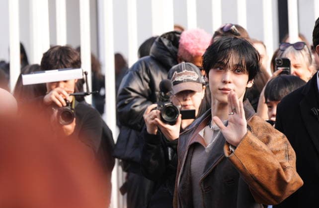 Milan, Women s Fashion Week, Milan Fashion Week Women, Influencers, Fans, Celebrities at the Diesel Fashion Show at Superstudio Maxi in Via Moncucco. In the photo: Yunho of ATEEZ  Copyright: xDuilioxPiaggesix xipa-agency.netx xDuilioxPiaggesix IPA_Agency_IPA71968446