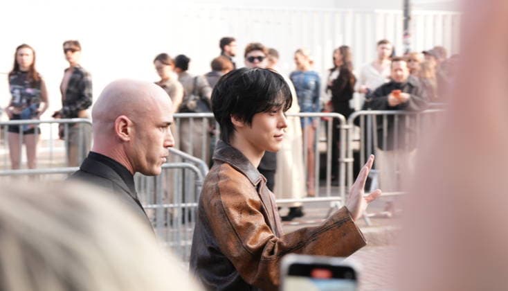 Milan, Women s Fashion Week, Milan Fashion Week Women, Influencers, Fans, Celebrities at the Diesel Fashion Show at Superstudio Maxi in Via Moncucco. In the photo: Yunho of ATEEZ  Copyright: xDuilioxPiaggesix xipa-agency.netx xDuilioxPiaggesix IPA_Agency_IPA71968452
