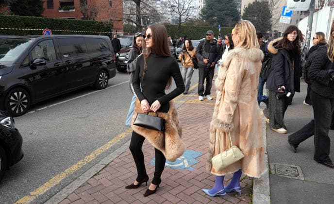 Milan, Women s Fashion Week, Milan Fashion Week Women, Influencers, Fans, Celebrities at the Diesel Fashion Show at Superstudio Maxi on Via Moncucco  Copyright: xDuilioxPiaggesix xipa-agency.netx xDuilioxPiaggesix IPA_Agency_IPA71968544